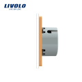 Livolo EU standard 2 gang 2 wege Touch Wand Lichtschalter RF Drahtlose Elektrische Fernschalter VL-C702SR-13